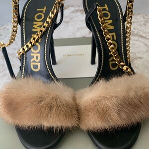 Tom Ford Mink Fur Heels